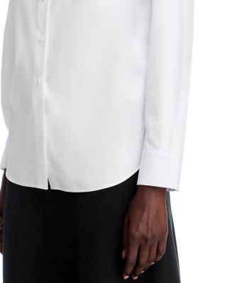 Fitted Cinched Waist Shirt