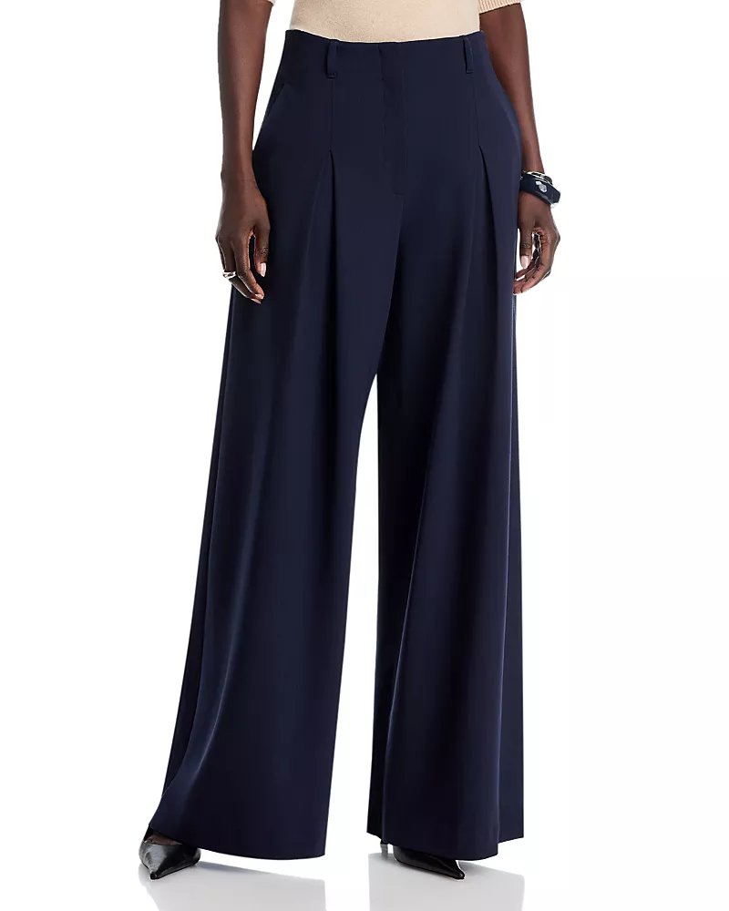 Lafayette 148 New York Warren Inverted Pleat Pants