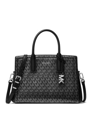 Laila Medium Black Satchel 