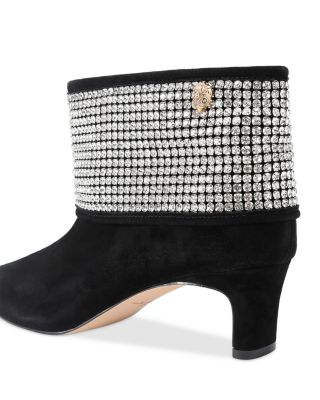 Women's Embellished Fold Over Booties