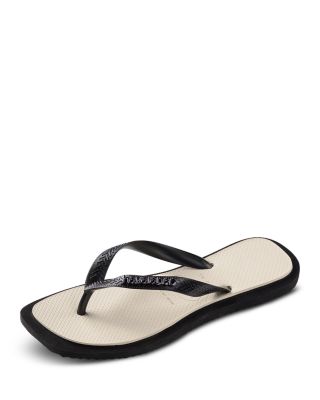 Women's Top Square Thong Flip Flops