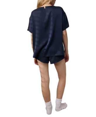 Silk Tee Short Set