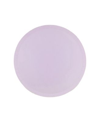  Solid Shade Colors,  Paper Party Dessert Plates, Set of 8