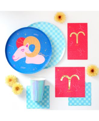  Zodiac Themed Paper Party Guest Napkins, Set of 16
