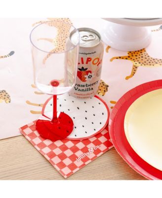  Le Dinner Dragon Fruit Paper Cocktail Napkins, Set of 20