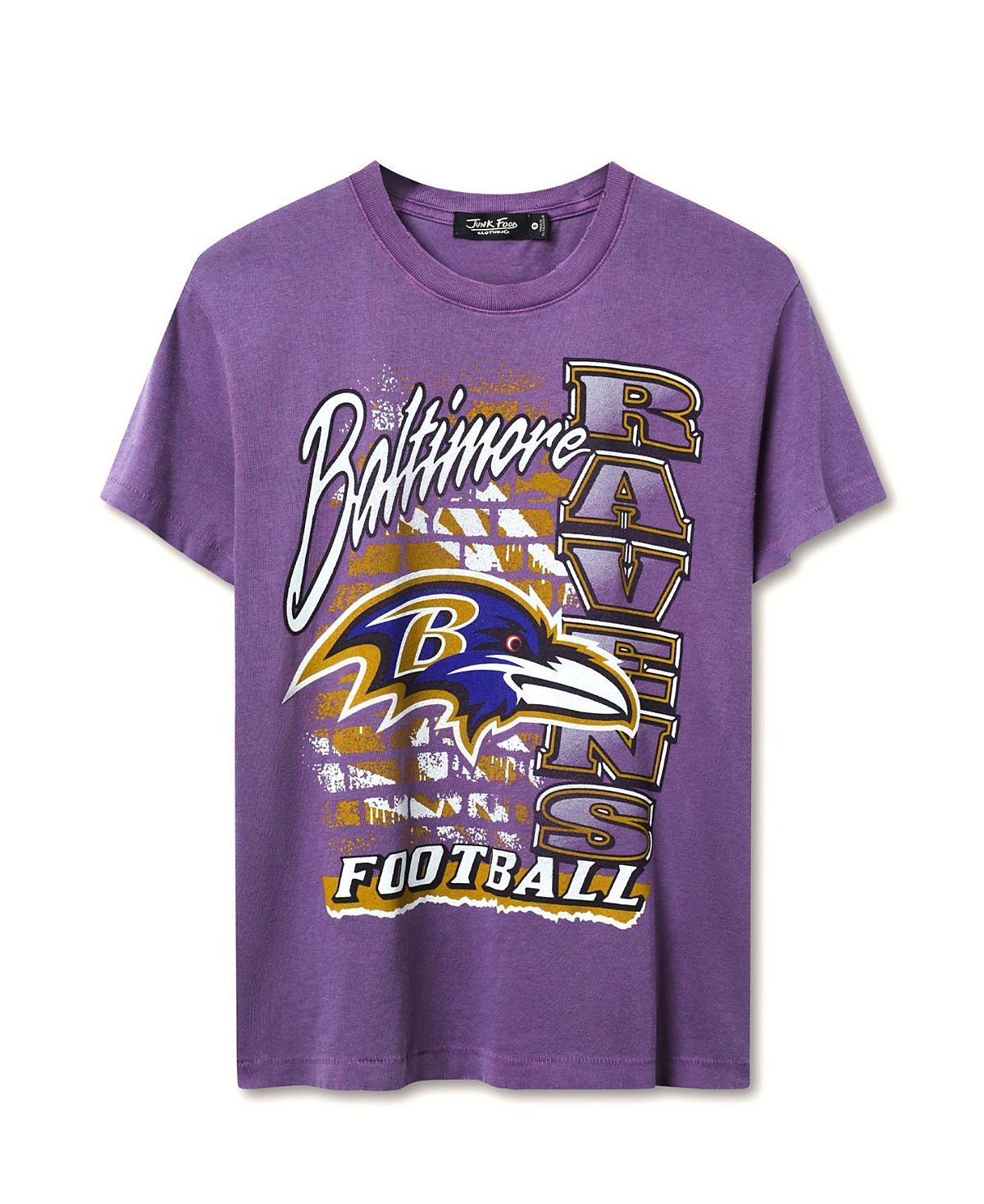 Junk Food Clothing Women's Nfl Baltimore Ravens Brick Vintage Tee