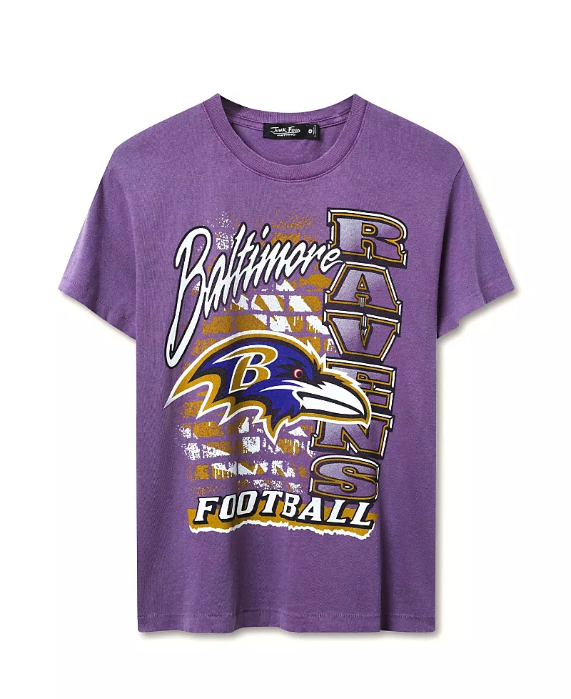 Junk Food Clothing Women's Nfl Baltimore Ravens Brick Vintage Tee