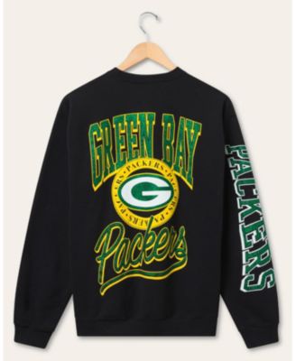  Unisex NFL Green Bay Packers Glitter Flea Market Crew Fleece Sweatshirt