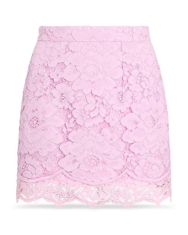 Patou Iconic Mini Skirt in Pink