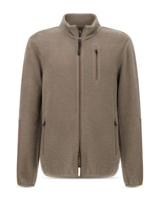 Full Zip Wool Teddy Sweatshirt