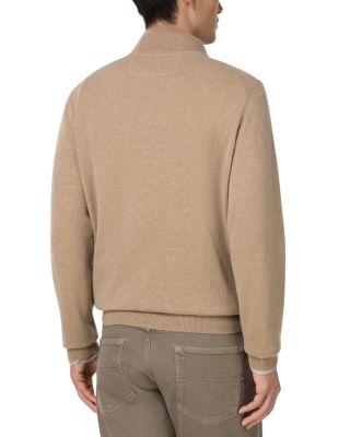 Half-Zip Cashmere Wool Sweater