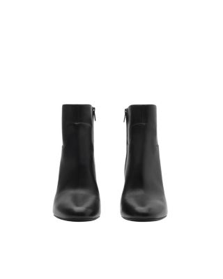 Women's Leather Trinket Ankle Boots