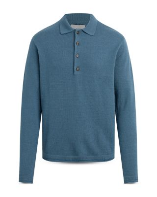 Merino Wool Polo Sweater