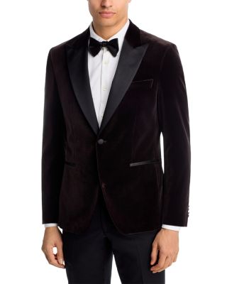 Velvet Satin Peak Slim Fit Dinner Jacket