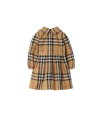  Girls' Check Cotton Dress - Baby