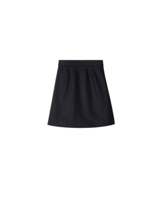 Girls' Pleated Cotton Blend Skirt - Little kid, Big Kid