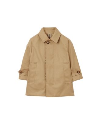 Boys' Reversible Check Gabardine Car Coat - Baby