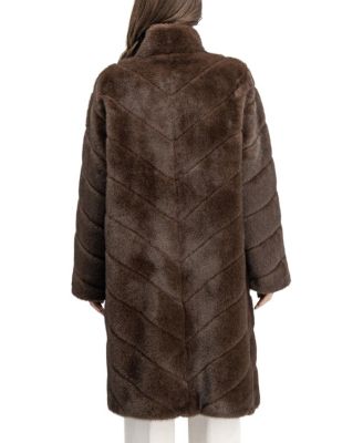 Faux Fur Mink Coat