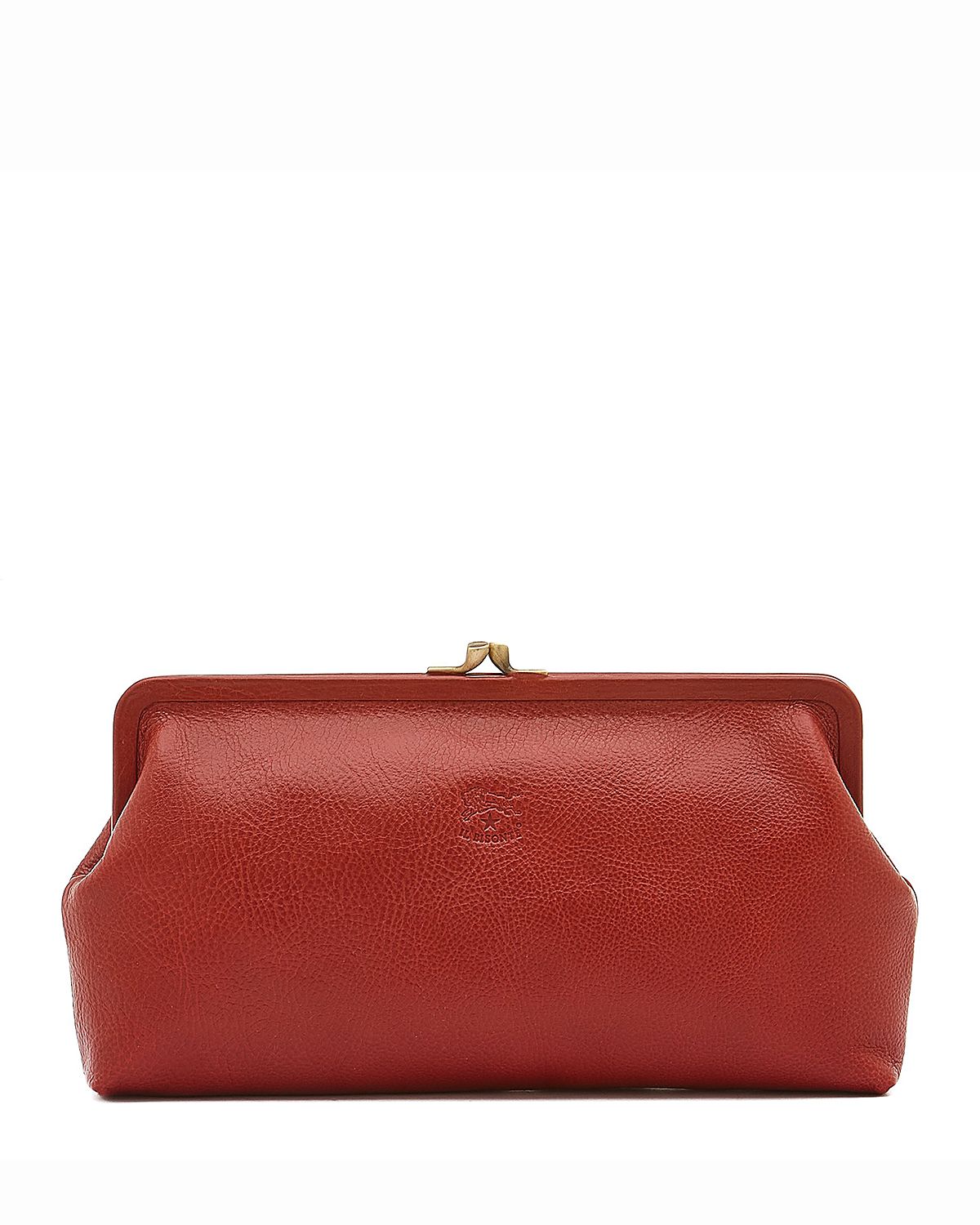 Il Bisonte Classic Manuela Leather Clutch