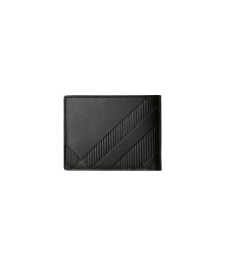 Embossed Check Slim Bifold Wallet