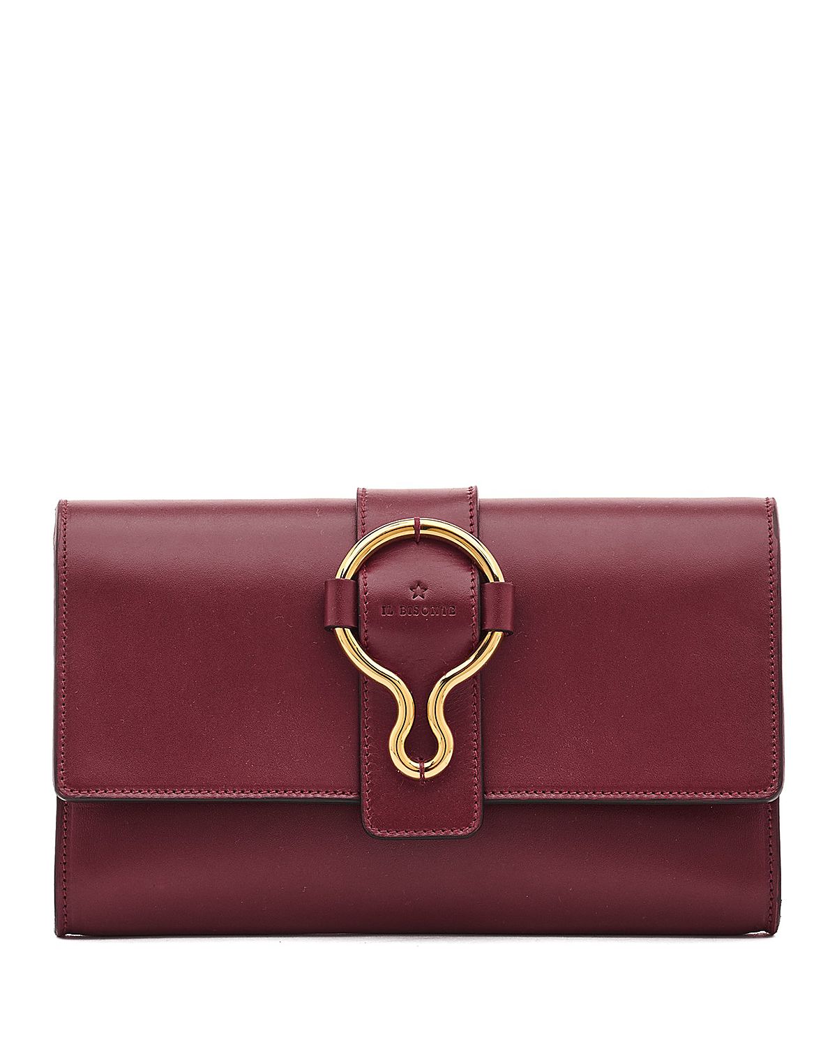 Il Bisonte Consuelo Leather Clutch