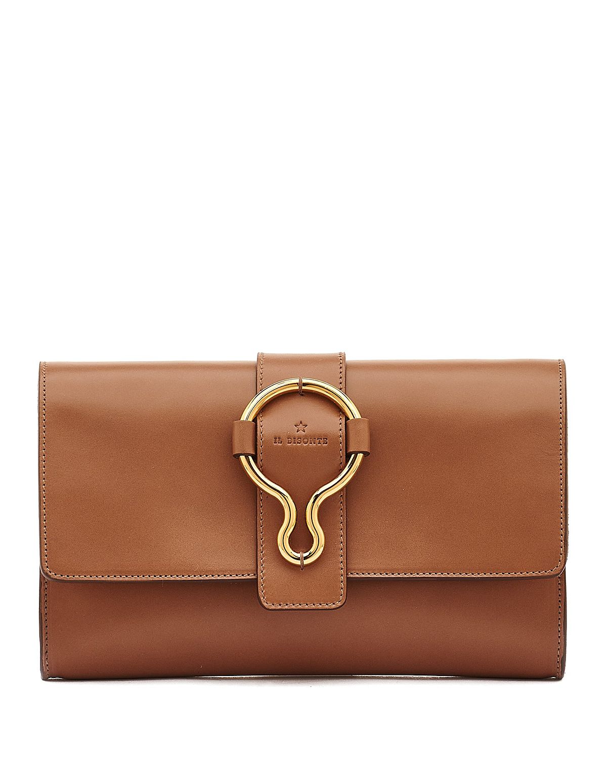 Il Bisonte Consuelo Leather Clutch