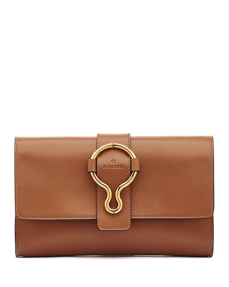 Il Bisonte Consuelo Leather Clutch