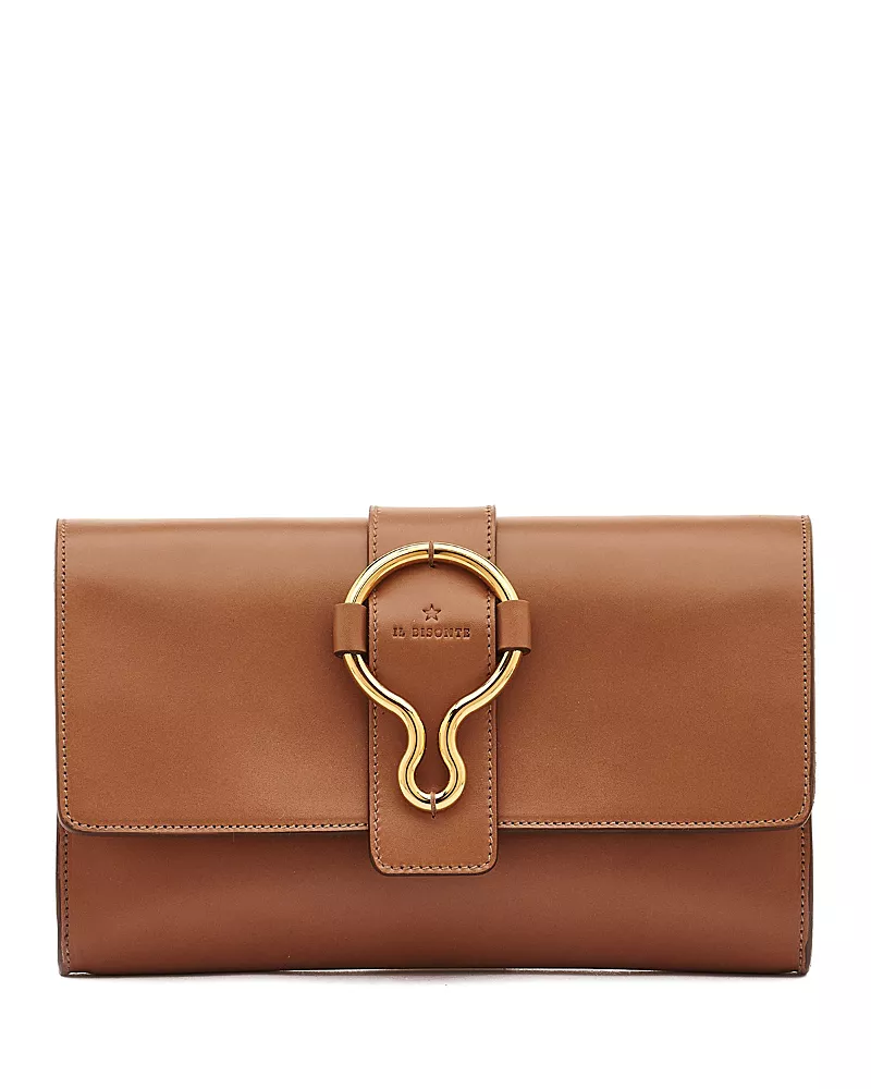 Il Bisonte Consuelo Leather Clutch