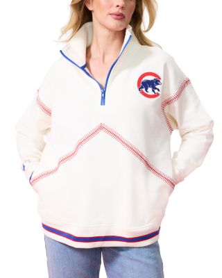 MLB Baseball Stitch Quarter Zip Sweaters