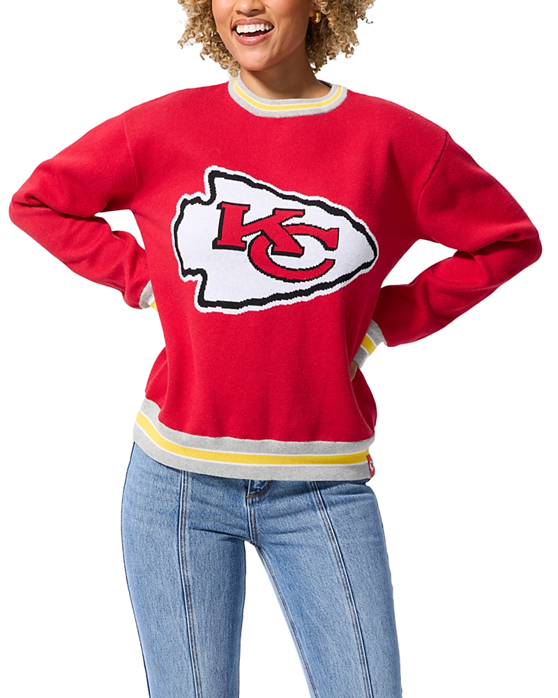 Terez Kansas City Chiefs Jacquard Crewneck Sweater