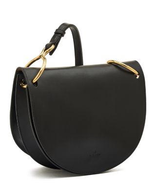 Consuelo Brass Ring Leather Crossbody