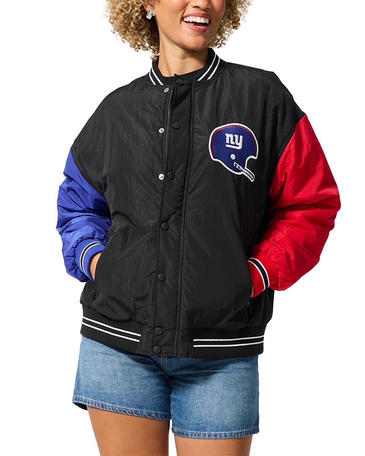 Terez New York Giants Bomber Jacket