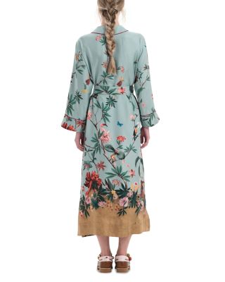 Midnight Silk Wrap Dress