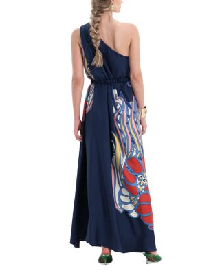 Roy Silk Column Dress