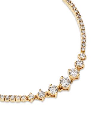 Luxe Collection Certified Lab Grown Diamond Flexible Bracelet in 14K Gold, 2.50 tcw