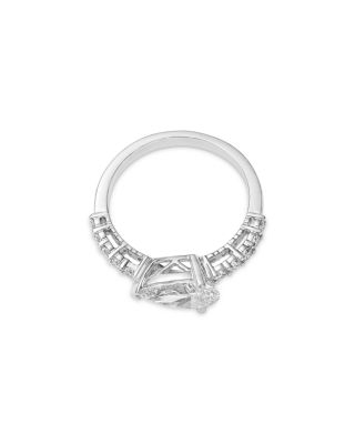 Luxe Collection Certified Lab Grown Diamond East West Pear Ring in 18K Gold, 1.50 tcw