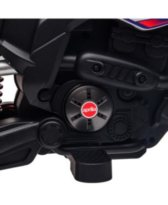  12V Aprilia Motorcycle Seater Ride On for Kids 3-8 - Ages 2-4