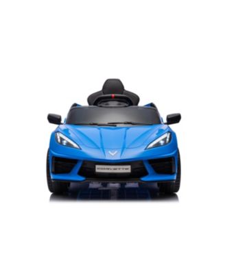  Corvette C8 Stingray 12V 1-Seater Ride on for Kids 3-8 - Ages 2-4