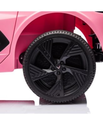  Corvette C8 Stingray 12V 1-Seater Ride on for Kids 3-8 - Ages 2-4