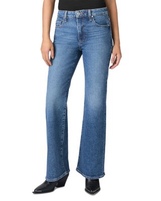 Petites Sofia Mid Rise Flare Jeans in Carver
