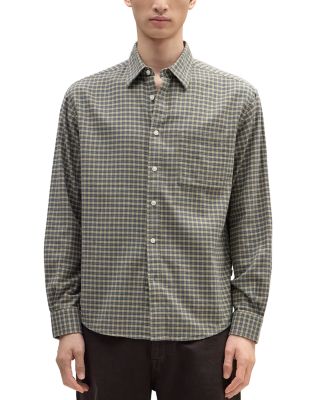 Deon Long Sleeve Button Front Flannel Shirt