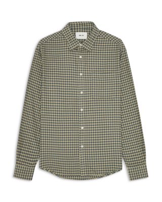 Deon Long Sleeve Button Front Flannel Shirt