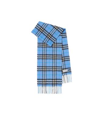 Unisex Check Cashmere Scarf - Big Kid