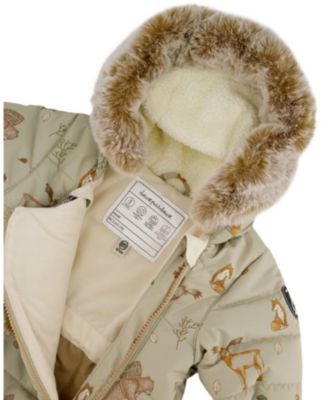 Boys' One-Piece Layette Snowsuit Designed for Car Seat - Baby