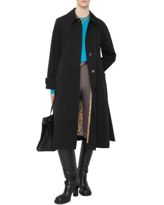  Long Gabardine Ellingham Fit and flare Car Coat