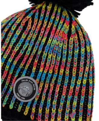 Girls' Lined Peruvian Knit Pompom Hat - Baby, Little Kid, Big Kid