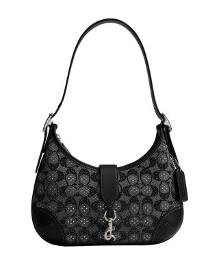 Hamptons Hobo Bag in Crystal Signature Jacquard 