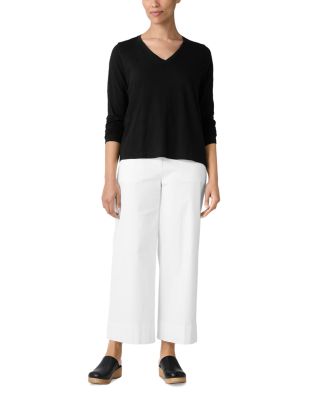 V Neck Long Sleeve Tee