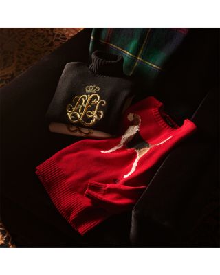 Intarsia Knit Dog Sweater