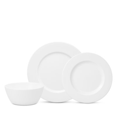 Ornament White 12 Piece Dinnerware Set, Service for 4